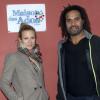 Lorie et Christian Karembeu lors de l'inauguration d'une Maison des Ados financés grâce à l'opération Pièces jaunes à l'hôpital Robert-Debré à Paris le 4 février 2013