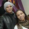 Thiago Silva et sa compagne lors de la finale de l'Open GDF-Suez de Paris au stade Pierre de Coubertin le 3 février 2013