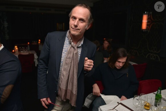 Charles Berling lors de la soirée Soirée A Club – Diner My Travel Chic par Albane Cleret chez Castel le 31 janvier 2013