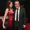 Christophe Barratier et sa compagne Gwendoline lors de la soirée Soirée A Club – Diner My Travel Chic par Albane Cleret chez Castel le 31 janvier 2013