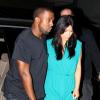 Kim Kardashian, enceinte, et son compagnon Kanye West sont allés dîner au restaurant Gero à Ipanema non loi de Rio de Janeiro, le 08 février 2013.