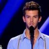Florent Torres lors du deuxième prime de The Voice 2 sur TF1, le 9 février 2013.