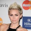 Miley Cyrus au pré-Grammy gala organisé par Clive Davis au Beverly Hilton Hotel, le 9 février 2013.