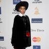 Janelle Monáe au pré-Grammy gala organisé par Clive Davis au Beverly Hilton Hotel, le 9 février 2013.