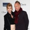 Sting et Trudie Styler au pré-Grammy gala organisé par Clive Davis au Beverly Hilton Hotel, le 9 février 2013.