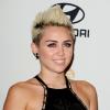 Miley Cyrus au pré-Grammy gala organisé par Clive Davis au Beverly Hilton Hotel, le 9 février 2013.