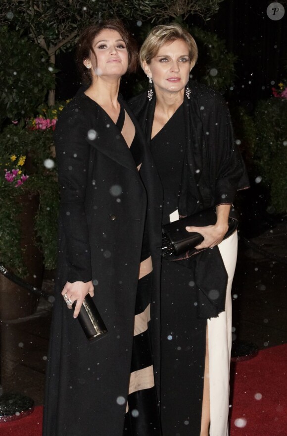 Gemma Arterton et Mélita Toscan Du Plantier lors de l'after party des BAFTA à Londres le 10 février 2013
