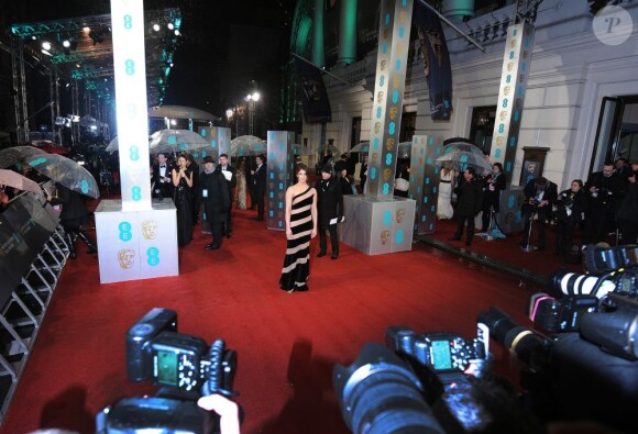 Gemma Arterton lors de la cérémonie des BAFTA à Londres le 10 février 2013