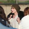 Taylor Swift, sur une plage à Malibu, pour le tournage de son nouveau clip, le 11 février 2013.