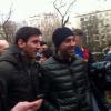 Lionel Messi et Xavi ont provoqué l'hystérie collective lors d'une visite surprise au club de L'Olympique Neuilly District 92 le 11 février 2013