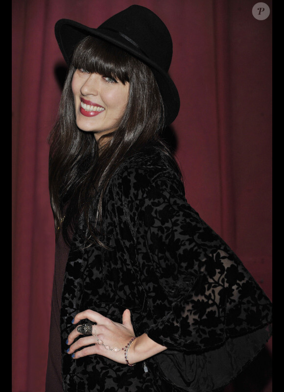 La chanteuse Nolwenn Leroy le 9 février 2013 à Monaco.