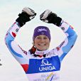  Tessa Worley lors de sa victoire aux mondiaux de Schladming en Autriche le 14 février 2013 en géant 