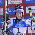  Tessa Worley lors de sa victoire aux mondiaux de Schladming en Autriche le 14 février 2013 en géant 