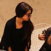Selena Gomez, Vanessa Hudgens, et Ashley Benson font du shopping au Printemps a Paris, le 16 fevrier 2013.