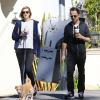 Giovanni Ribisi et sa femme Agyness Deyn se rendent au Starbucks à Santa Barbara, le 17 février 2013.