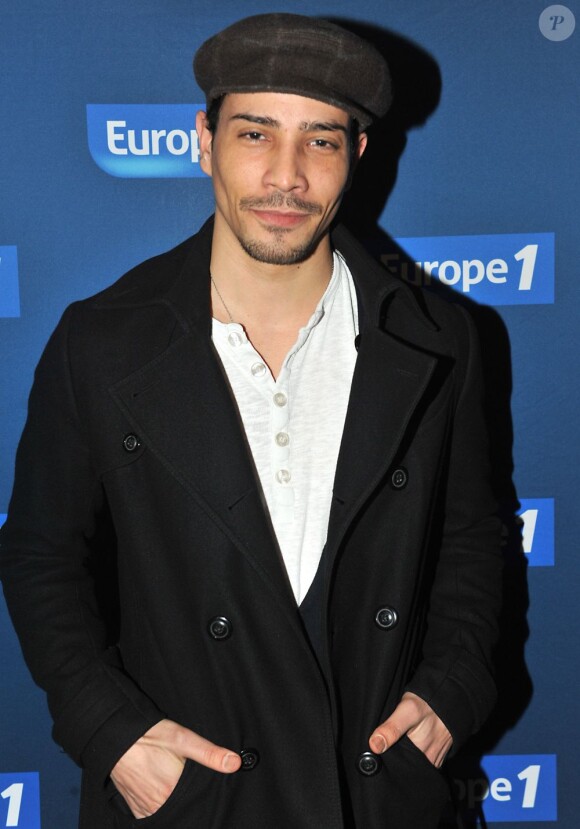 Steevy Boulay lors du photocall de la soirée "Europe 1 fait Bobino" à Paris, le 18 février 2013