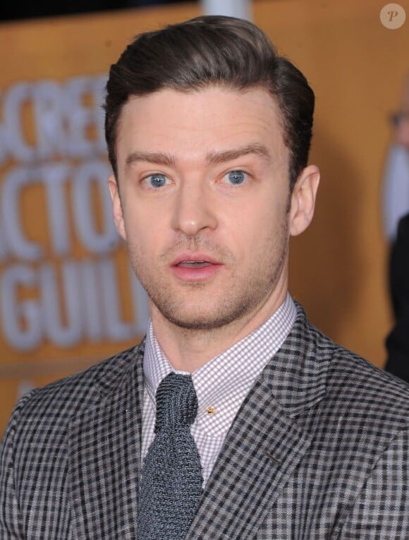 Justin Timberlake lors des Screen Actors Guild Awards au Shrine Auditorium. Los Angeles, le 27 janvier 2013.