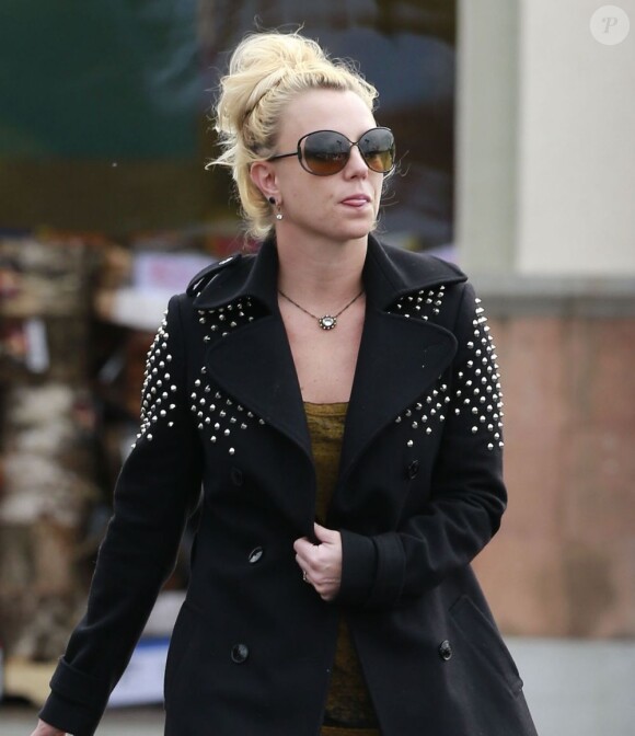 Britney Spears à Los Angeles, le 19 février 2013.