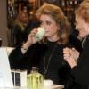 La star Catherine Deneuve visitant le salon du bien-être ''Ambiente'' à Francfort en Allemagne le 18 février 2013