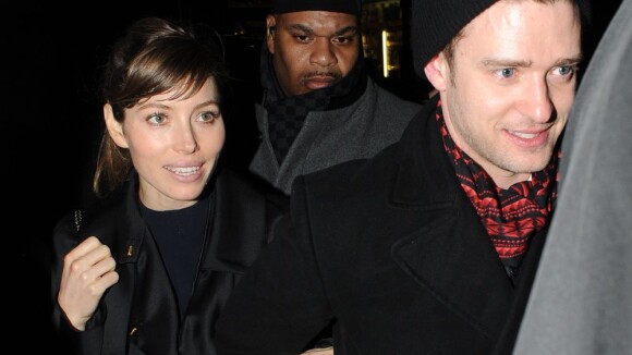 Justin Timberlake et Jessica Biel, amoureux frigorifiés aux Brit Awards 2013
