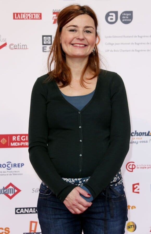 Christelle Reboul au Festival de la création télévisuelle de Luchon, le 14 février 2013.