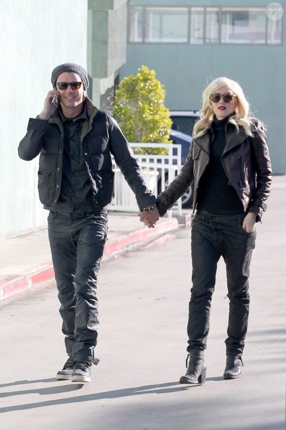 Gwen Stefani et Gavin Rossdale le 22 décembre 2012 à Los Angeles.