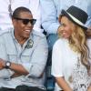 Jay-Z et Beyoncé Knowles le 13 septembre 2011 à New York.