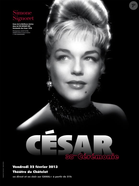 L'affiche officielle de la 38e cérémonie des César - 22 février 2013
