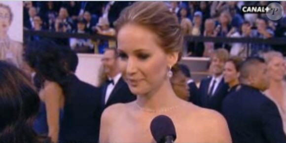 Jennifer Lawrence lors de la 85e cérémonie des Oscars le 24 février 2013
