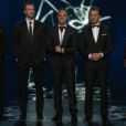 Robert Downey Jr., Chris Evans, Mark Ruffalo, Jeremy Renner et Samuel L. Jackson le 24 février lors des Oscars 2013