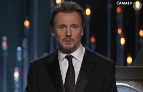 Liam Neeson lors des Oscars 2013