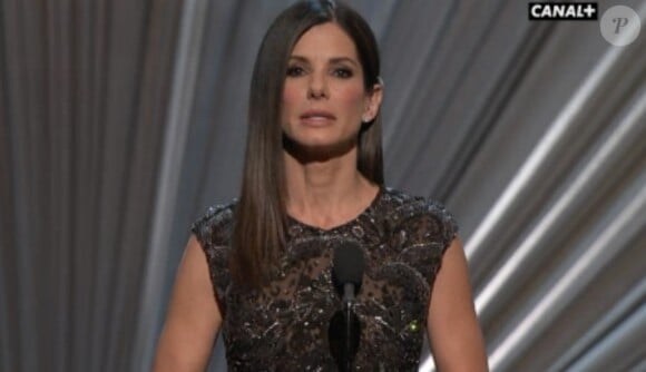 Sandra Bullock lors des Oscars 2013