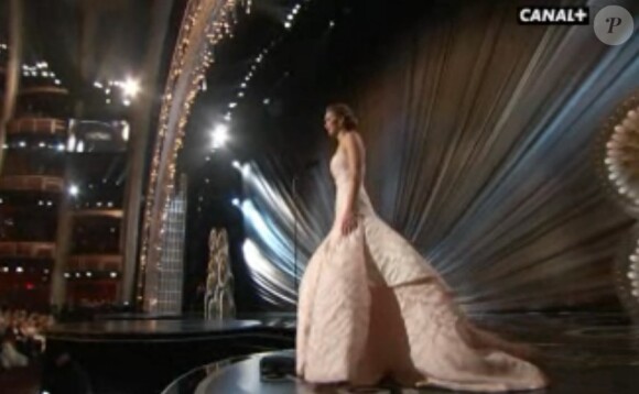 Jennifer Lawrence lors des Oscars 2013