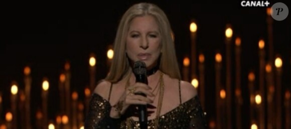 Barbra Streisand lors des Oscars 2013