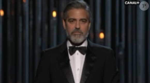 George Clooney lors des Oscars 2013