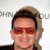 Bono à la soirée organisée par la fondation Elton John, en marge des Oscars, le 24 février 2013.