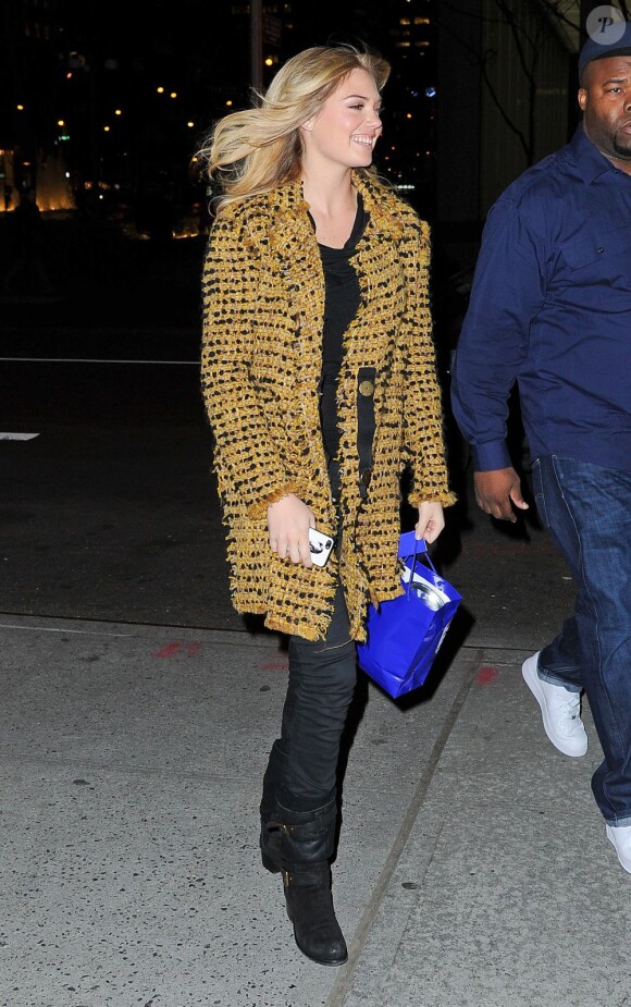 Kate Upton à New York, le 25 février 2013.
