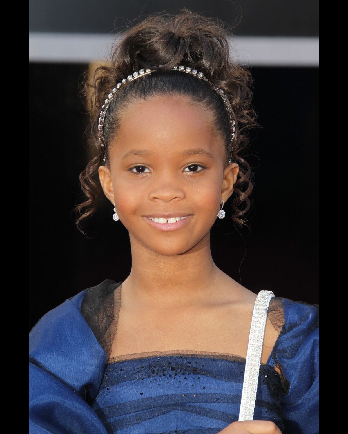 Photo : Quvenzhané Wallis lors de la 85e cérémonie des Oscars, le 24