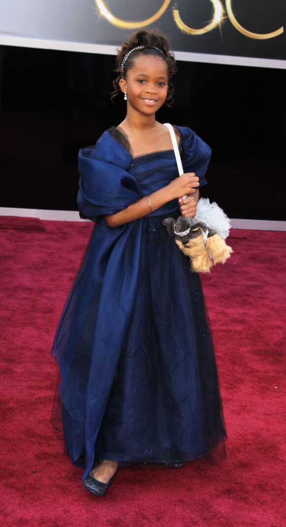 Quvenzhané Wallis à la 85e cérémonie des Oscars, le 24 février 2013.