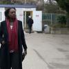 Rama Yade enceinte arrive au tribunal de Nanterre, le 28 février 2013.