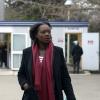 Rama Yade enceinte arrive au tribunal de Nanterre, le 28 février 2013.