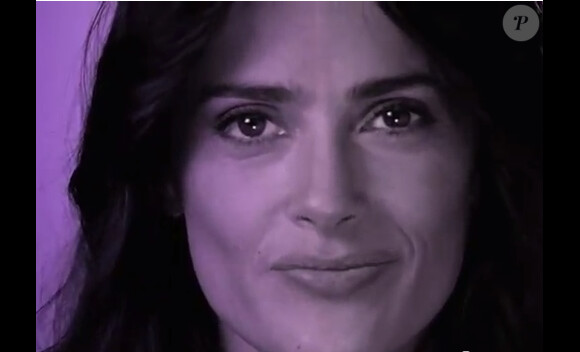Salma Hayek Pinault dans la vidéo de campagne Chime for change de Gucci.