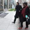 Rama Yade et son avocat Me Antonin Lévy à Nanterre le 28 février 2013. Le représentant du ministère public a réclame 5000 euros d'amende à l'encontre de la prévenue.