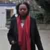 Le personnage politique Rama Yade, enceinte, et son avocat Me Antonin Lévy à Nanterre le 28 février 2013. Le représentant du ministère public a réclame 5000 euros d'amende à l'encontre de la prévenue.