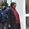 Rama Yade, très enceinte, et son avocat Me Antonin Lévy à Nanterre le 28 février 2013. Le représentant du ministère public a réclame 5000 euros d'amende à l'encontre de la prévenue.