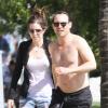 Christian Slater et Brittany Lopez à Miami, le 18 mars 2012.