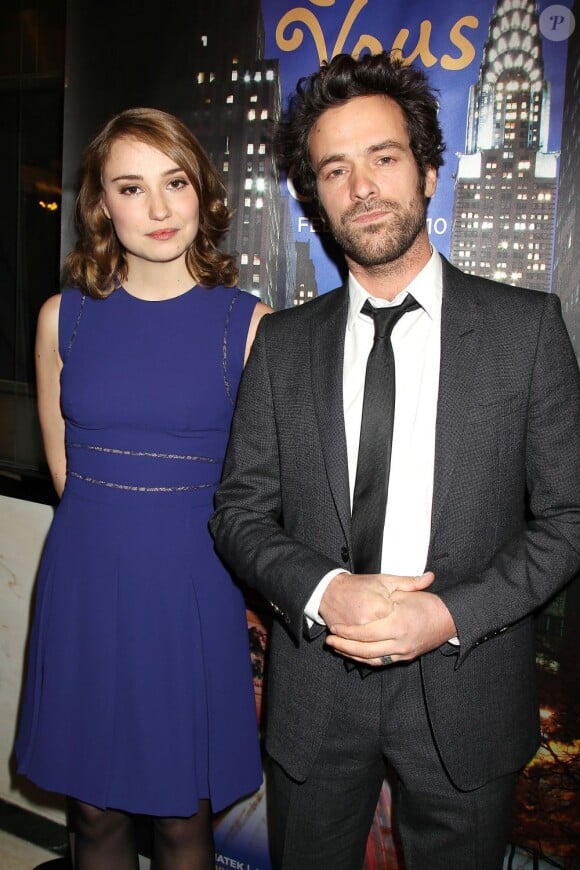 Deborah Francois et Romain Duris ensemble pour l'ouverture du Rendez-vous with French Cinema et la première du film Populaire à New York, le 28 février 2013.