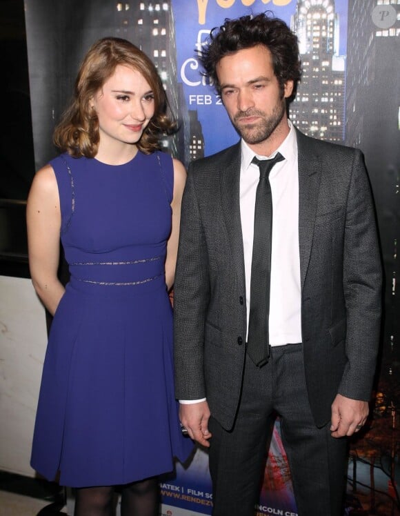 Déborah François et Romain Duris lors du Rendez-vous with French Cinema pour lequel le film Populaire fait l'ouverture, à New York, le 28 février 2013.