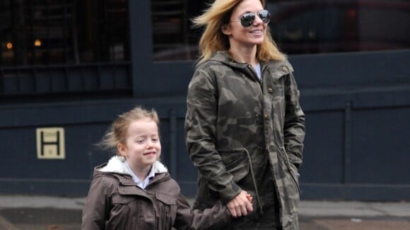 Geri Halliwell : Maman épanouie au côté de sa petite Bluebell Madonna