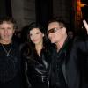 Diesel founder Renzo Rosso, Bono and sa femme Ali Hewson à la soirée Diesel à Paris le 3 mars 2013